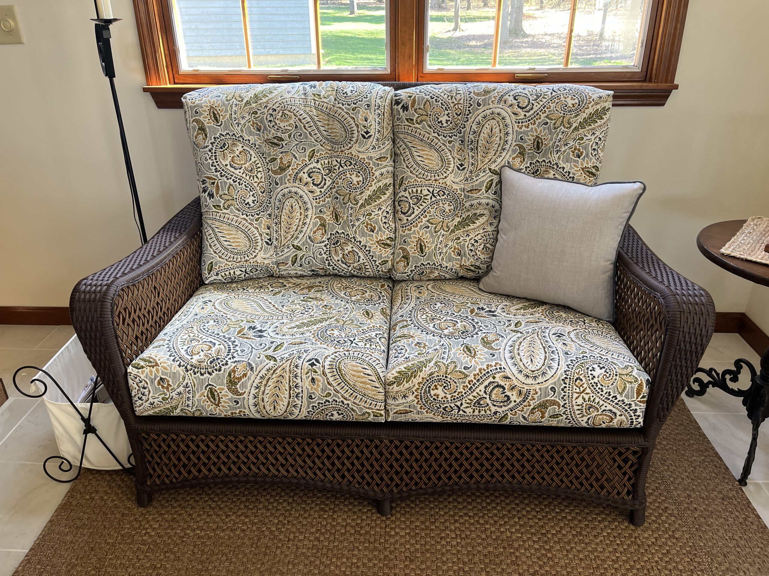 Lloyd Flanders Grand Traverse Loveseat Replacement Cushions